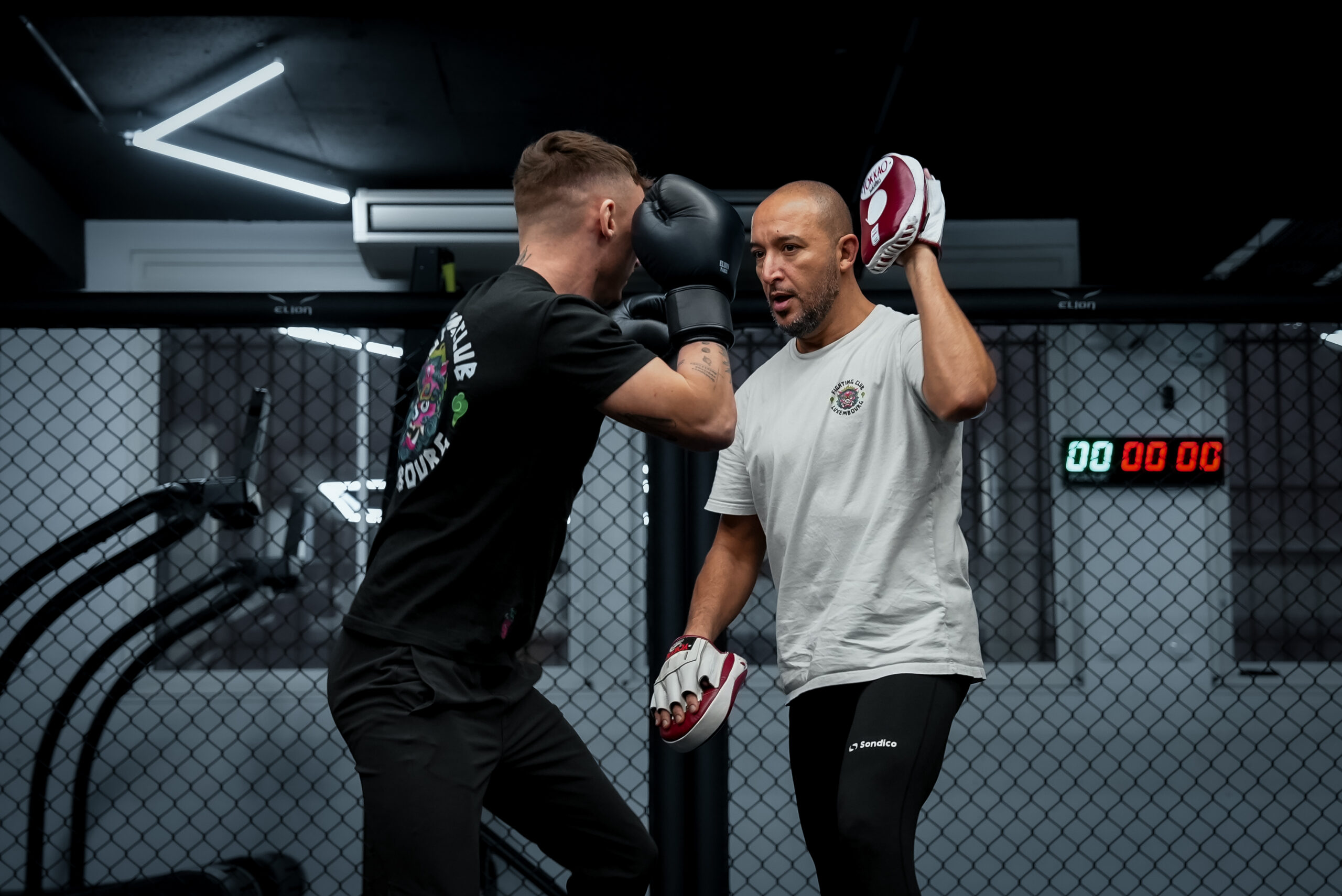 Mourad Serrar en situation sportive au Fighting Club Luxembourg
