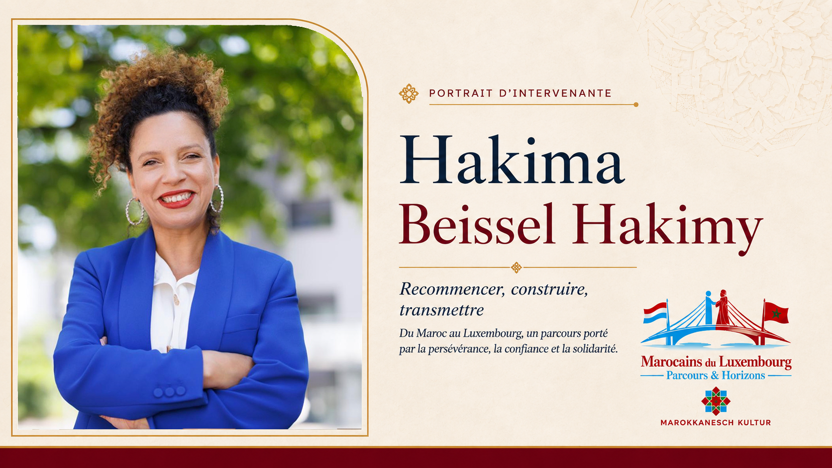 Repartir de zéro avec Hakima Beissel Hakimy